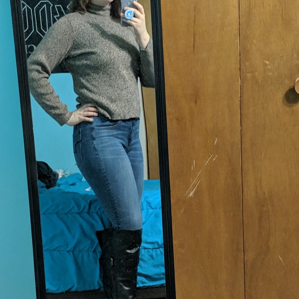 Cozy Tan Turtleneck